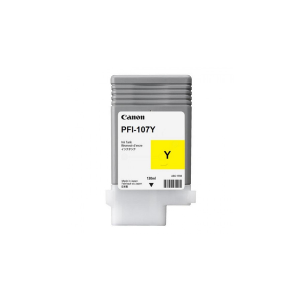Cartuș de cerneală original Canon PFI-107Y galben, 130 ml