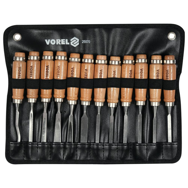 DLÁTA ŘEZBÁŘSKÁ NA DŘEVO NYCERSKÁ TRUHLÁŘSKÁ SADA 12 ks