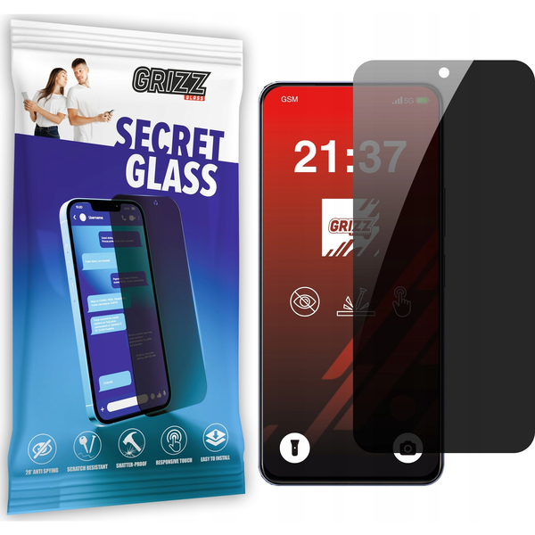  GrizzGlass Szkło prywatyzujące GrizzGlass SecretGlass do Vivo Y19s