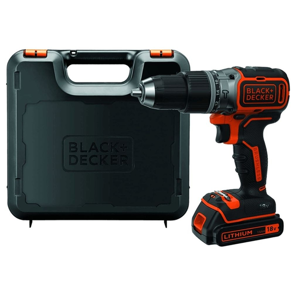 Akku-Schlagbohrschrauber BL188K, 18Volt (schwarz/orange, Li-Ionen Akku 1,5Ah)