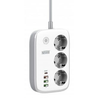 Napájacia lišta predlžovací kábel Smart Newell Power Office WiFi PD 30W 4