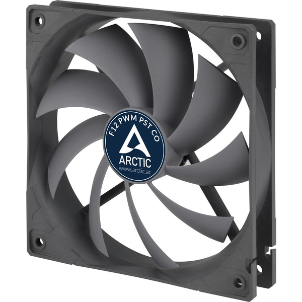 ARCTIC F12 PWM PST CO Кутия на компютър Вентилатор 12 см Черен 1 броя