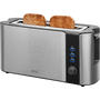 Prajitor de paine ECG ST 10630 inox , 1000 W, 2 felii, 6 niveluri de rumenire
