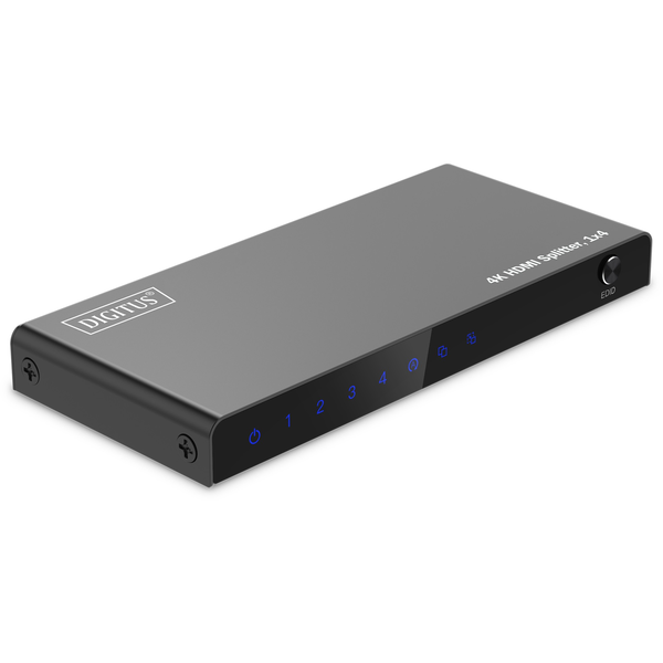  Digitus DIGITUS HDMI Splitter 1x4 4K/60Hz HDCP 2.3 EDID Control