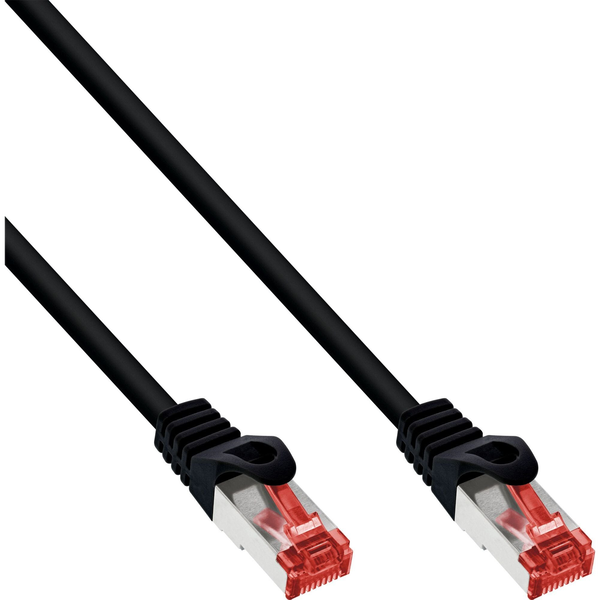 InLine B-76412S netværkskabel Sort 1,5 m Cat6 S/FTP (S-STP)
