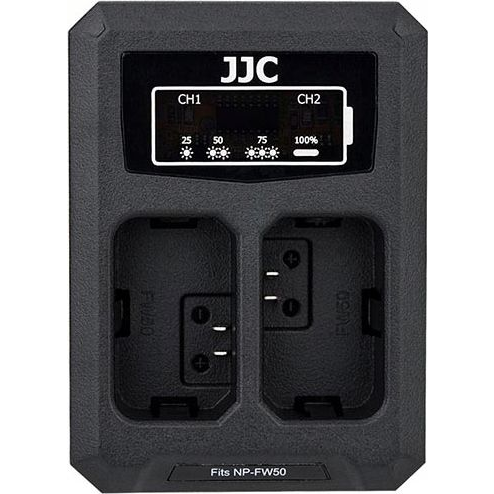 JJC USB Dual Battery Charger DCH-NPFW50
