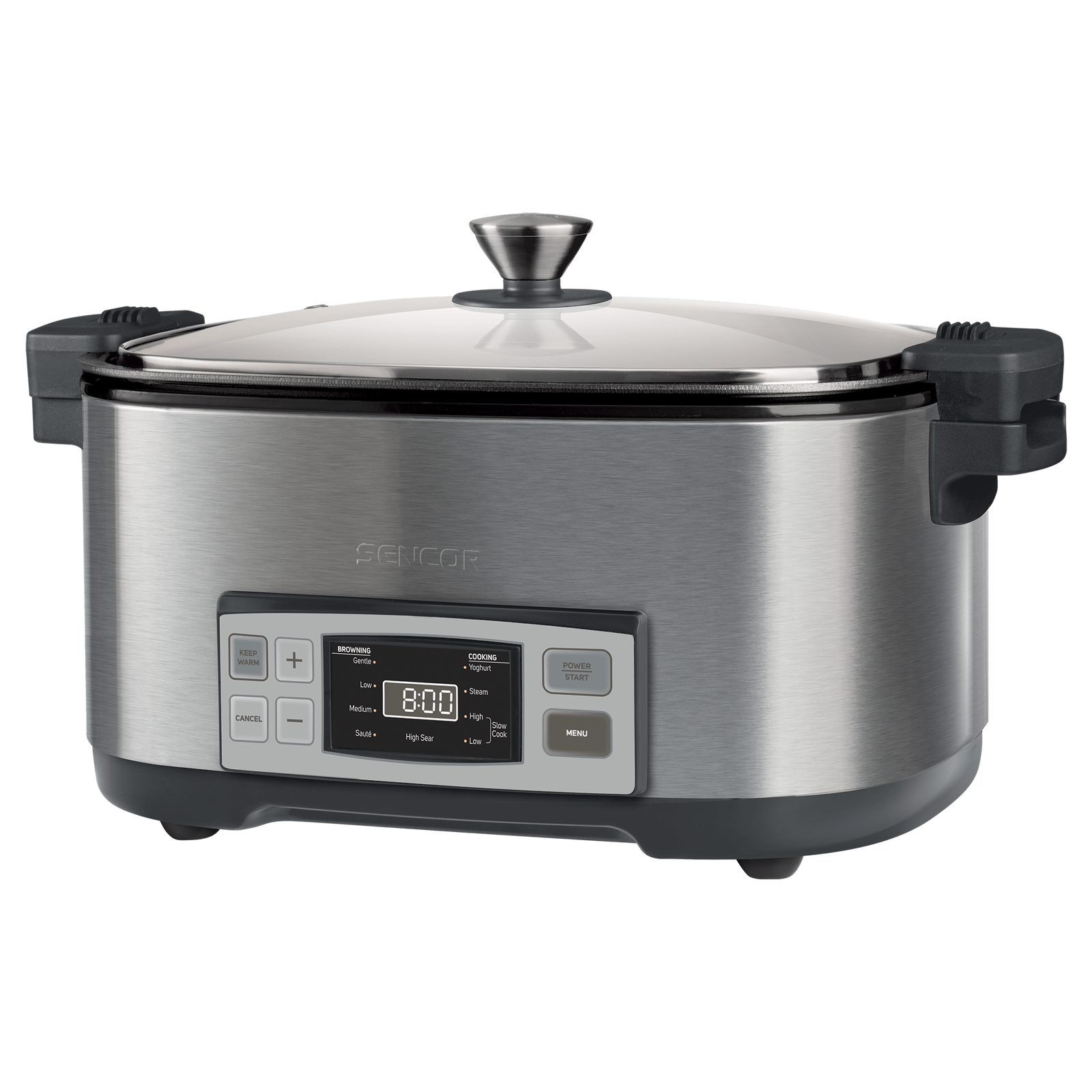 Pomalý hrniec Sencor SPR 5500SS 6 l strieborný/sivý 1350 W (SPR 5500SS)