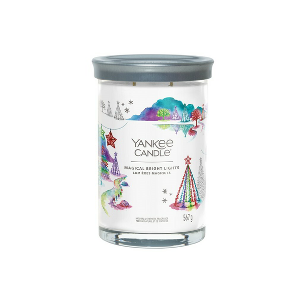 Lumanare Tumbler Signature YANKEE CANDLE Magical Bright Lights, parfumata