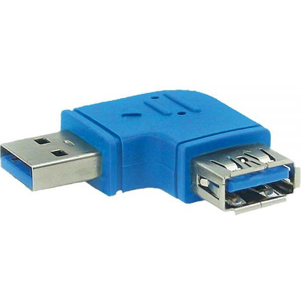 InLine 4043718158034 adattatore per inversione del genere dei cavi USB 3.0 A Blu