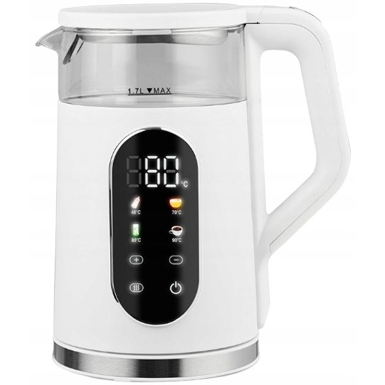 Maestro MR-023-WHITE Електрическа кана 1,7 л, 2200 Вт