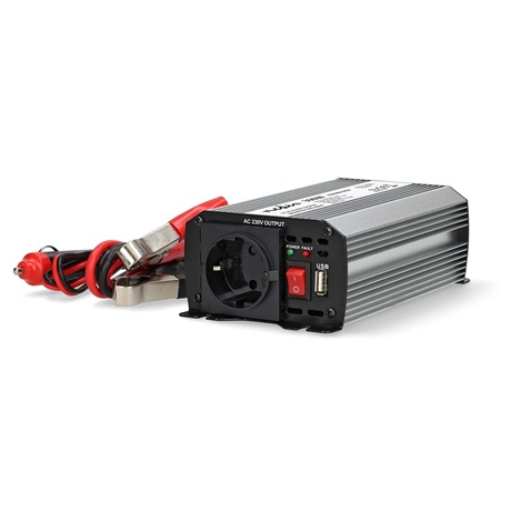 Nedis PIM30012FGY Módosított Szinuszhullámos Autós inverter (12V / 300W)