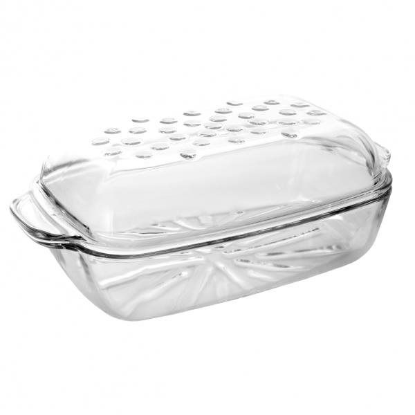 SIMAX szögletes sütőtál fedővel 3,2l (7356/7366/P)