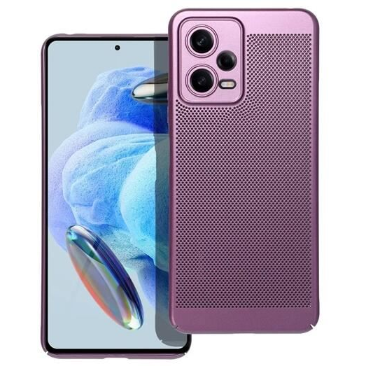 Gigapack Xiaomi Poco X5 5G légáteresztő, lyukacsos műanyag tok lila (GP-142595) (GP-142595)