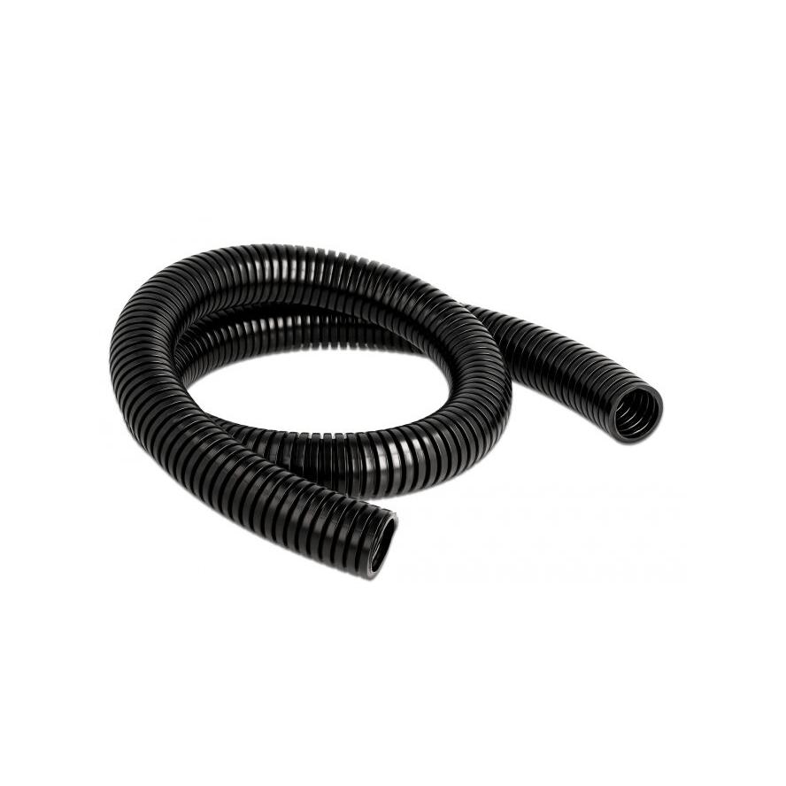 Delock Kábelvédő borítás 1 m x 28,5 mm fekete (60459) (60459)