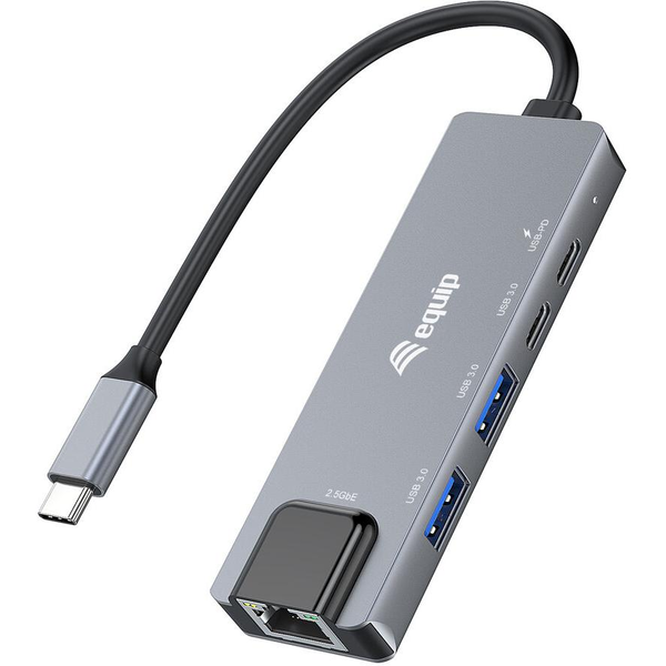 Equip 133496 dockingstation Ledningsført USB 3.2 Gen 1 (3.1 Gen 1) Type-C Grå