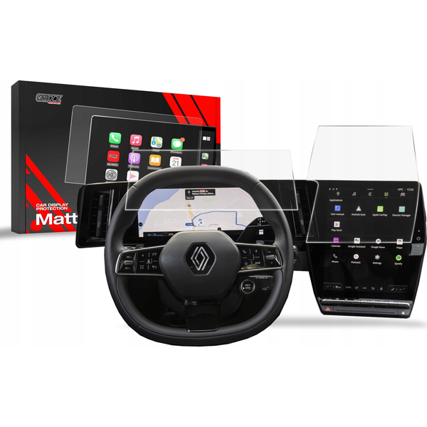  GrizzGlass Folia matowa GrizzGlass CarDisplay Protection do Renault Rafale 12" 2024 [2w1]