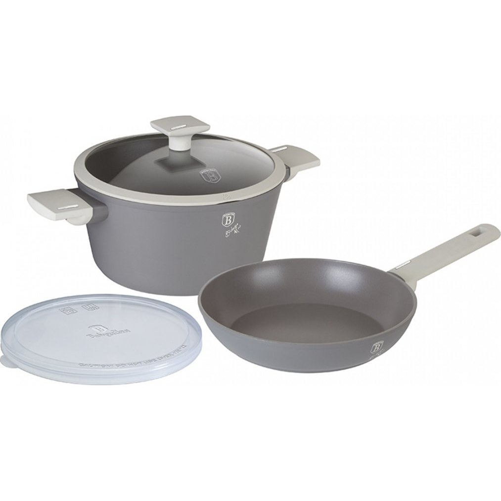 BerlingerHaus BH/7079 Aspen Collection Edénykészlet - Kovácsolt Alumínium, Matt Szürke (BH-7079)