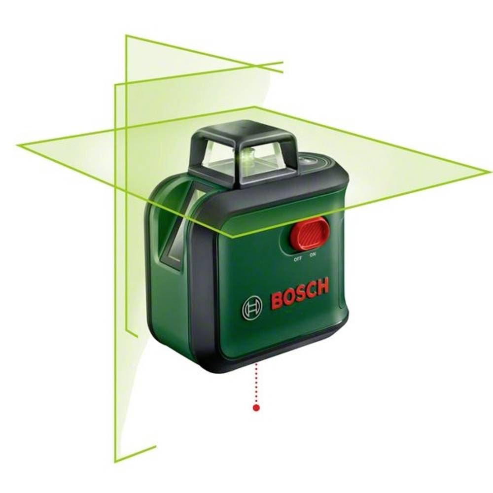 Bosch Zelený krížový laser AdvancedLevel 360 až 24 m (0603663B06)