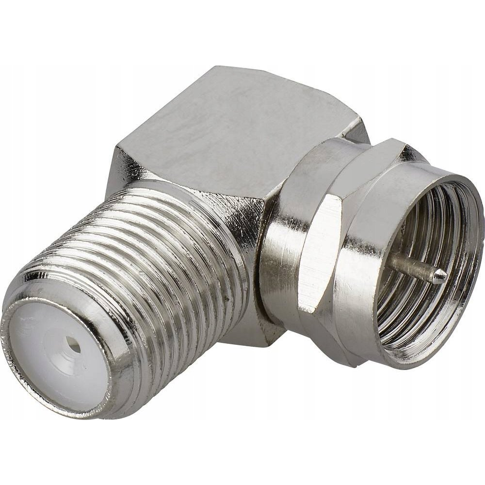 SAT könyök adapter, F dugó  F alj, renkforce 403395 (RF-4196991)