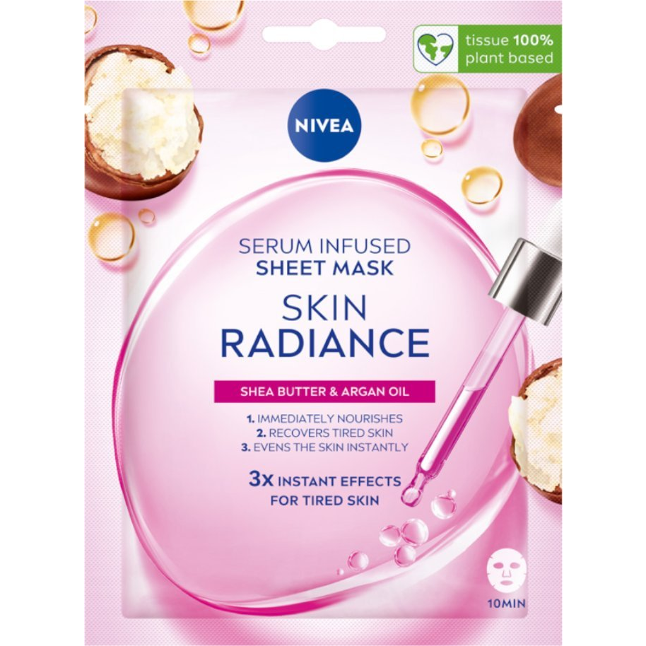Nivea Skin Radiance Szérummal Átitatott Fátyolmaszk 1 db (9005800374154) (9005800374154)