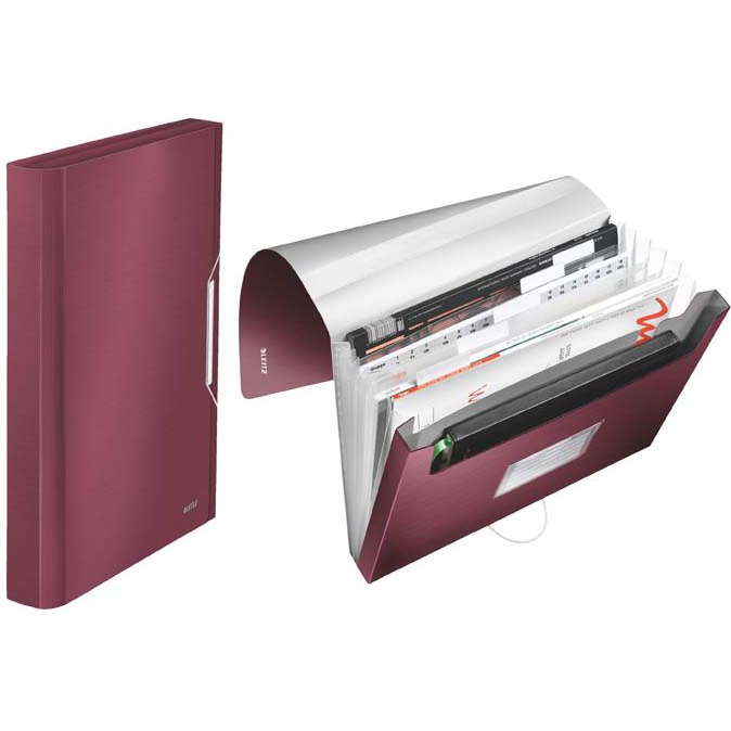 Leitz Style gránátvörös harmonika irattartó (39570028)