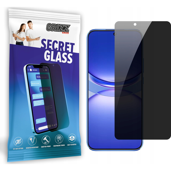  GrizzGlass Szkło prywatyzujące GrizzGlass SecretGlass do Huawei nova 12 Lite