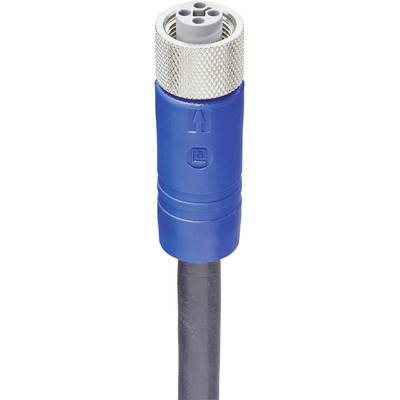 Lumberg Automation 934849011 Érzékelő-/működtető összekötő, konfekcionált M12 Alj, egyenes 10.00 m Pólusszám: 4 1 db (934849011)
