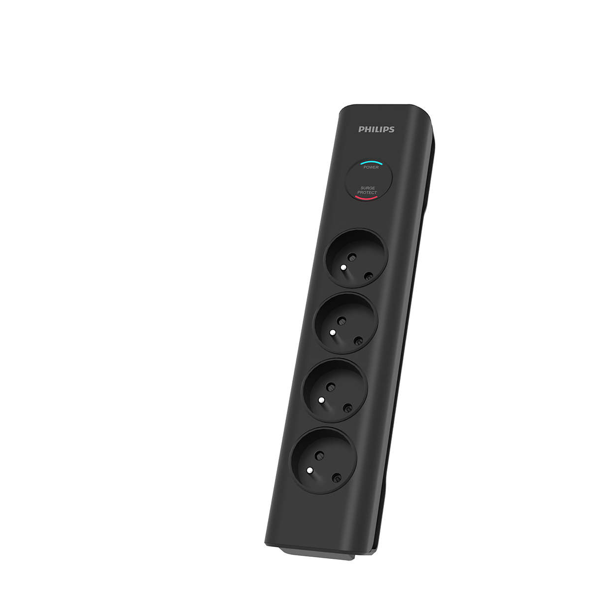 Philips SPN7040BA/60 túlfeszültségvédő Fekete 6 AC kimenet(ek) 2 M (PHIL-SPN7040BA/60)