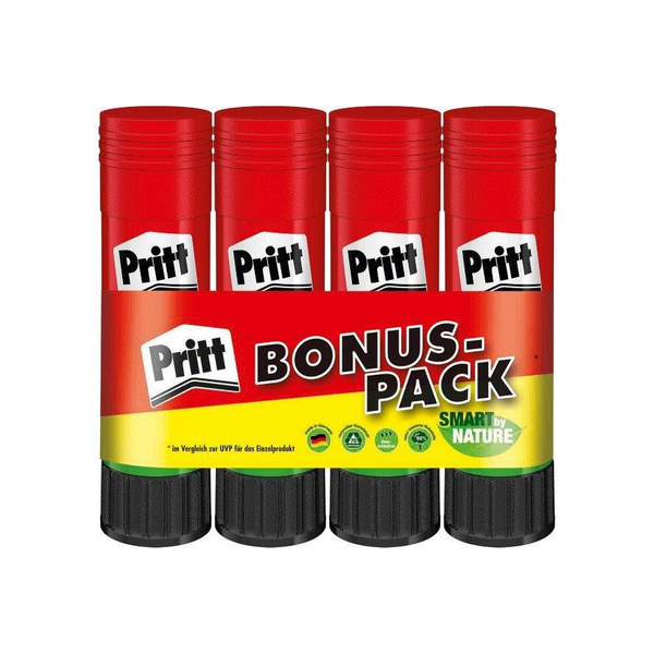 Pritt Klebestifte Multipack, 4 x 43g, 9H PK8MP (9H PK8MP)