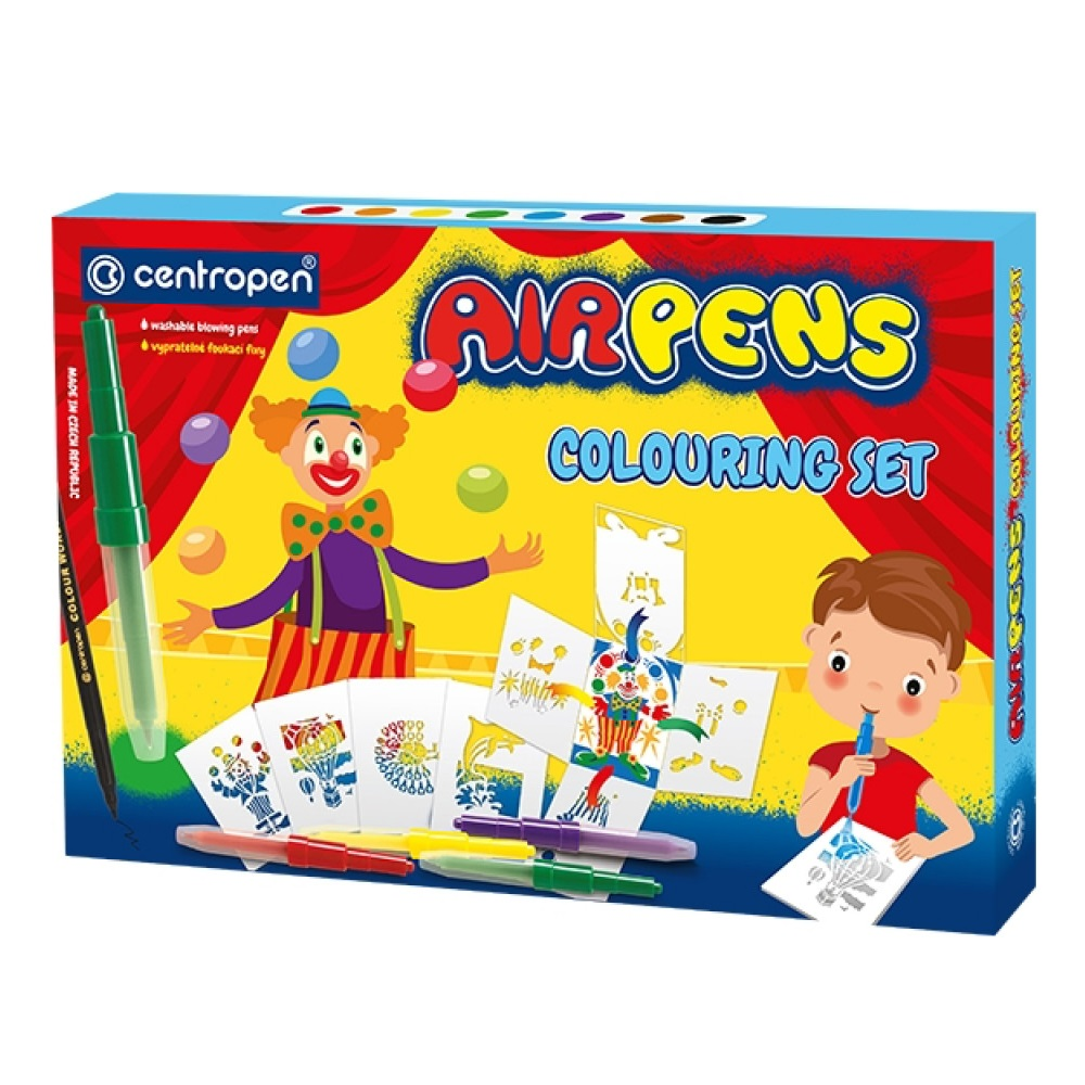 Centropen Filctoll fújós készlet AIRPENS 1500 Colouring Set 9 klf. szín (1500/9) (1500/9)