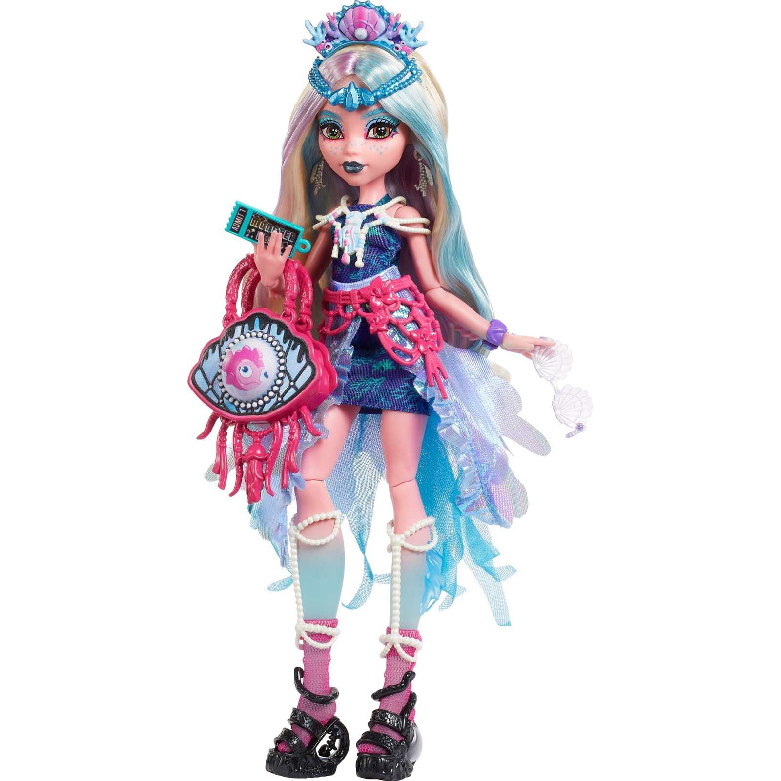 Mattel HXH82 Monster High Szörnyfesztivál Lagoona Blue baba (HXH82)