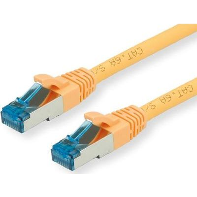 ROLINE Patchkabel Cat.6 S/FTP (PiMF), Component Level, LSOH, gelb, 0,5 m