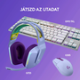 Слушалки Gaming Безжични Logitech G733, Ултралеки, Lightsync RGB, Lilac
