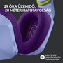 Слушалки Gaming Безжични Logitech G733, Ултралеки, Lightsync RGB, Lilac