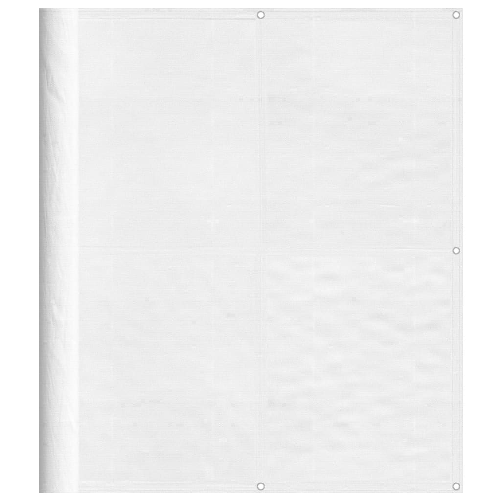 fehér 100% oxford poliészter erkélyparaván 120 x 700 cm (4000102)