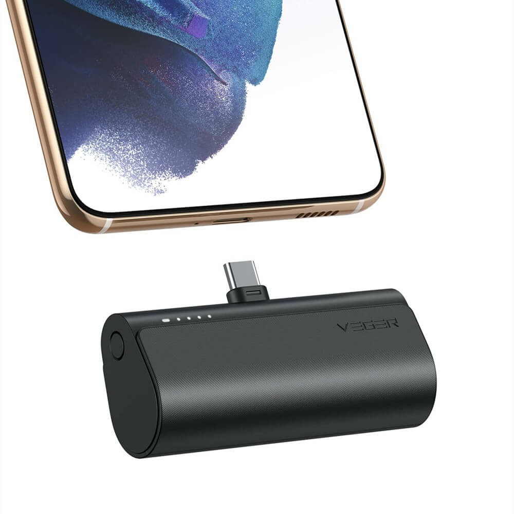 Externá batéria (Powerbank) VEGER PlugOn - 5000mAh so zabudovaným (V0556)