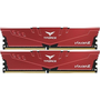 Памет 16GB (2x8GB) DDR4, 3200MHz, Team Group T-Force Vulcan Z TLZRD416G3200HC16CDC01, 1.35V, червени
