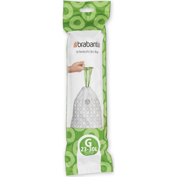 Brabantia PerfectFit szemeteszsák, G méret, 23-30L, 10 zsák/tekercs - 138386