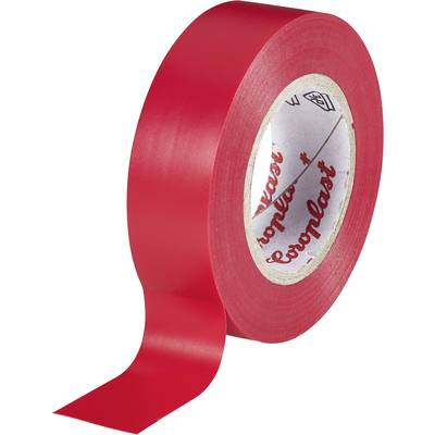 PVC elektromos szigetelő szalag (H x Sz) 25 m x 19 mm, piros PVC 302 Coroplast, tartalom: 1 tekercs (302-25-19RD)