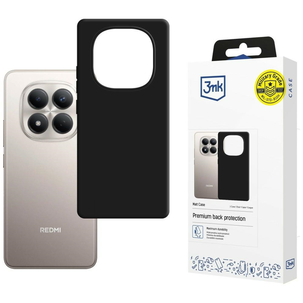 3MK Matt Case for Redmi Note 15 Pro 4G, black
