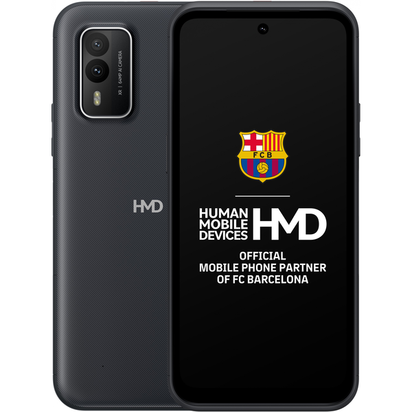 HMD XR21 16,5 cm (6.49") Kettős SIM Android 14 5G USB C-típus 6 GB 128 GB 4800 mAh Fekete