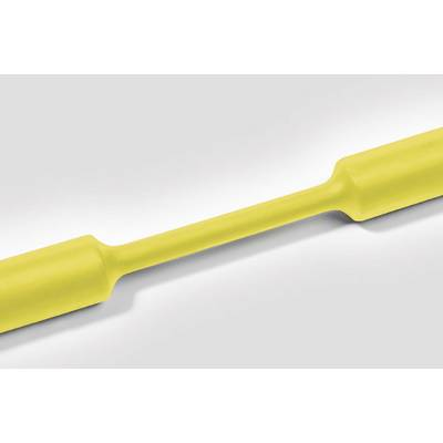 HellermannTyton 309-20244 Zsugorcső ragasztó nélkül Sárga 2.40 mm Zsugorodási arány:2:1 méteráru (309-20244)