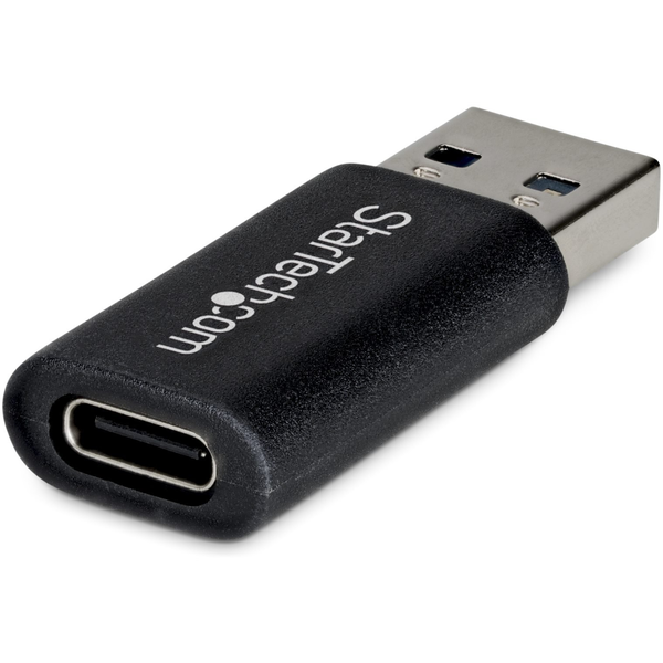 StarTech.com U32-AMCF-USBADAPTER kabel kønsskifter USB-A USB-C Sort