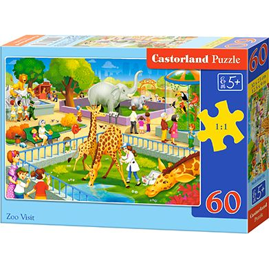 Castorland Zoo Visit Puzzle 60 pz