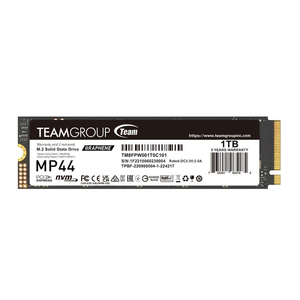 Team Group MP44 1TB M.2 PCIe 4.0 NVMe SSD (TM8FPW001T0C101)