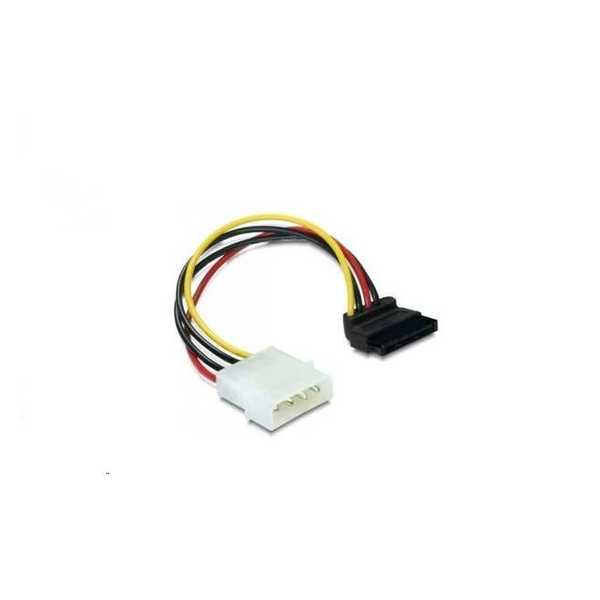 Voedingconverter 5.25" --> SATA (haaks) Goobay