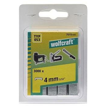 WOLFCRAFT - Széles kárpitos csat 11,2mm magasság 4mm, 3000 db (4006885701502)