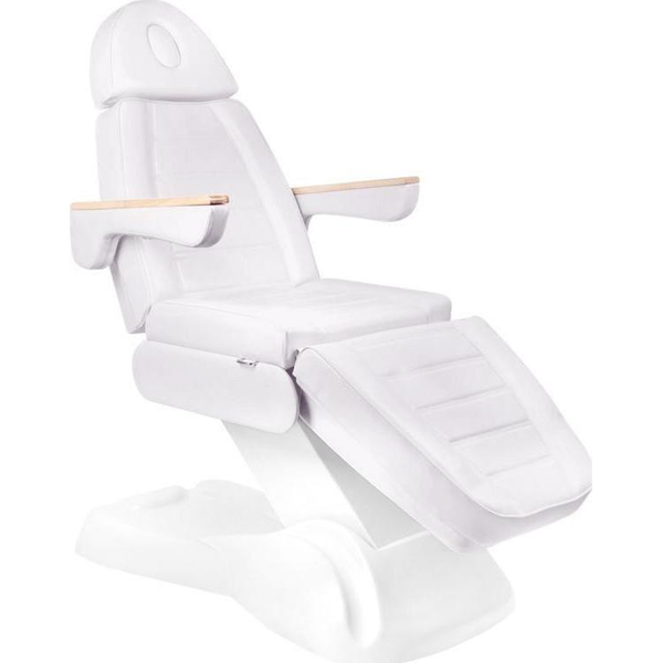 Električni kozmetični stol SILLON Lux 273b, 3 motorji, bel