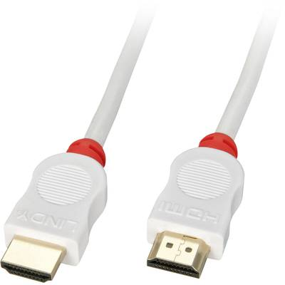Lindy 41412 HDMI kábel 2 m Typ HDMI (štandard) Červená, Biela (41412)