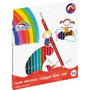 FIORELLO Színes Ceruza Háromszögletű 24 Darabos (WIKR-912856)